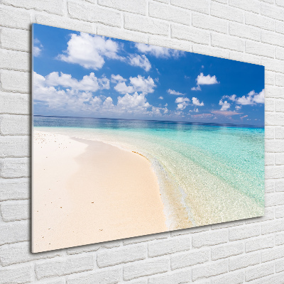 Wall art acrylic Beach in the Maldives