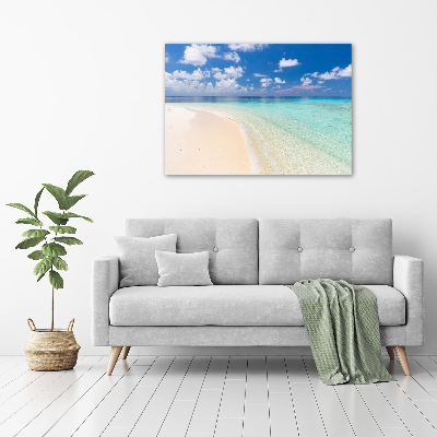 Wall art acrylic Beach in the Maldives