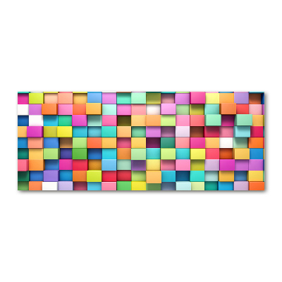 Wall art acrylic Colorful squares