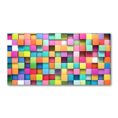 Wall art acrylic Colorful squares