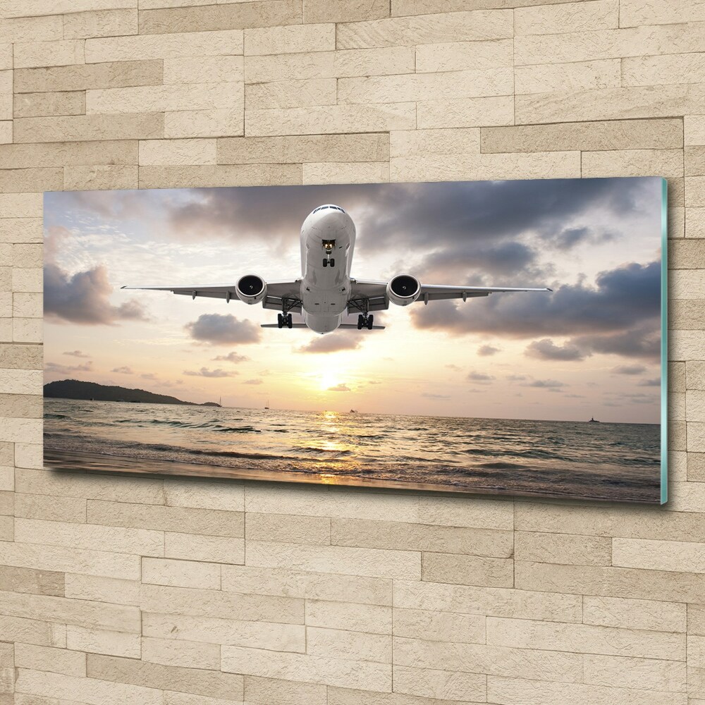 Wall art acrylic Aircraft by the sea