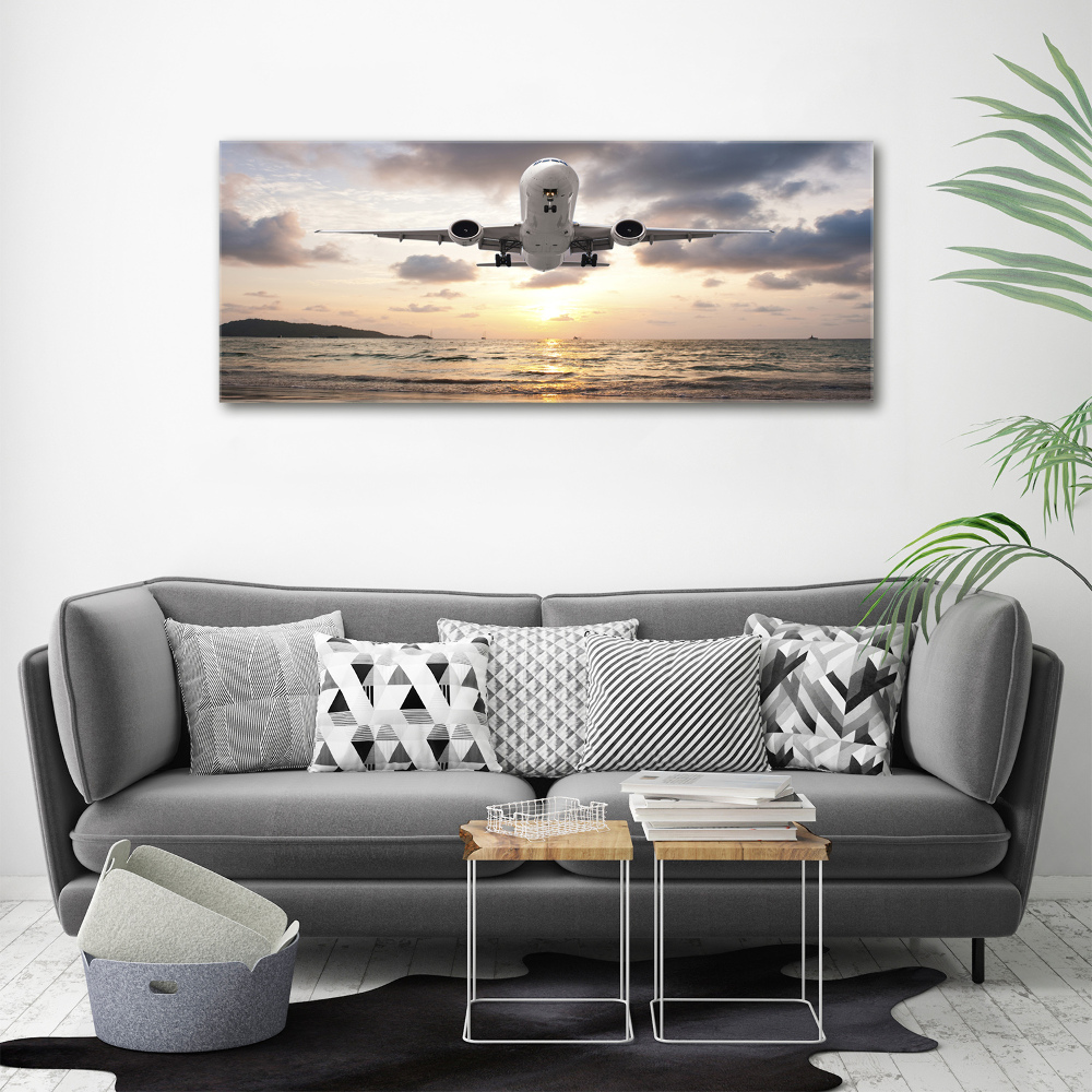 Wall art acrylic Aircraft by the sea