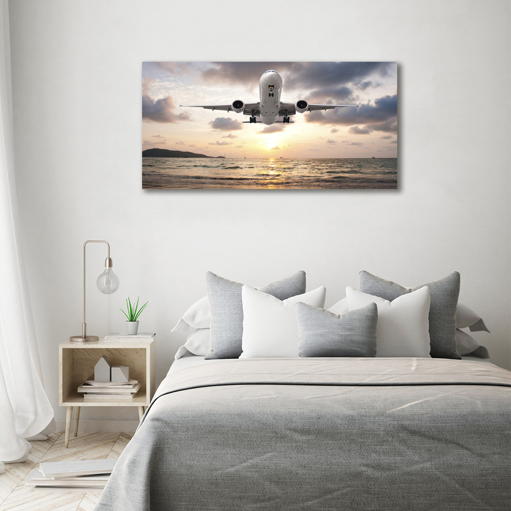 Wall art acrylic Aircraft by the sea