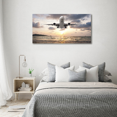 Wall art acrylic Aircraft by the sea