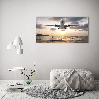 Wall art acrylic Aircraft by the sea