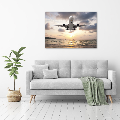 Wall art acrylic Aircraft by the sea