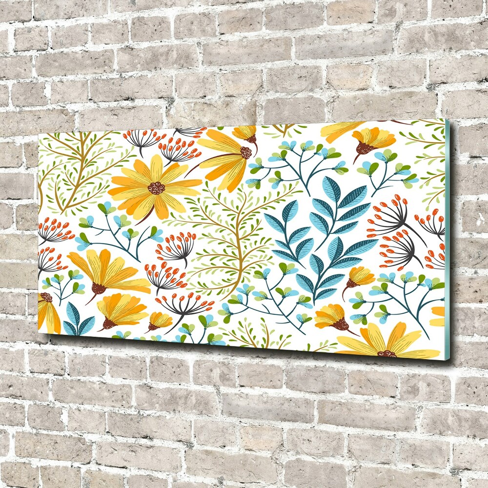 Print on acrylic Spring flowers