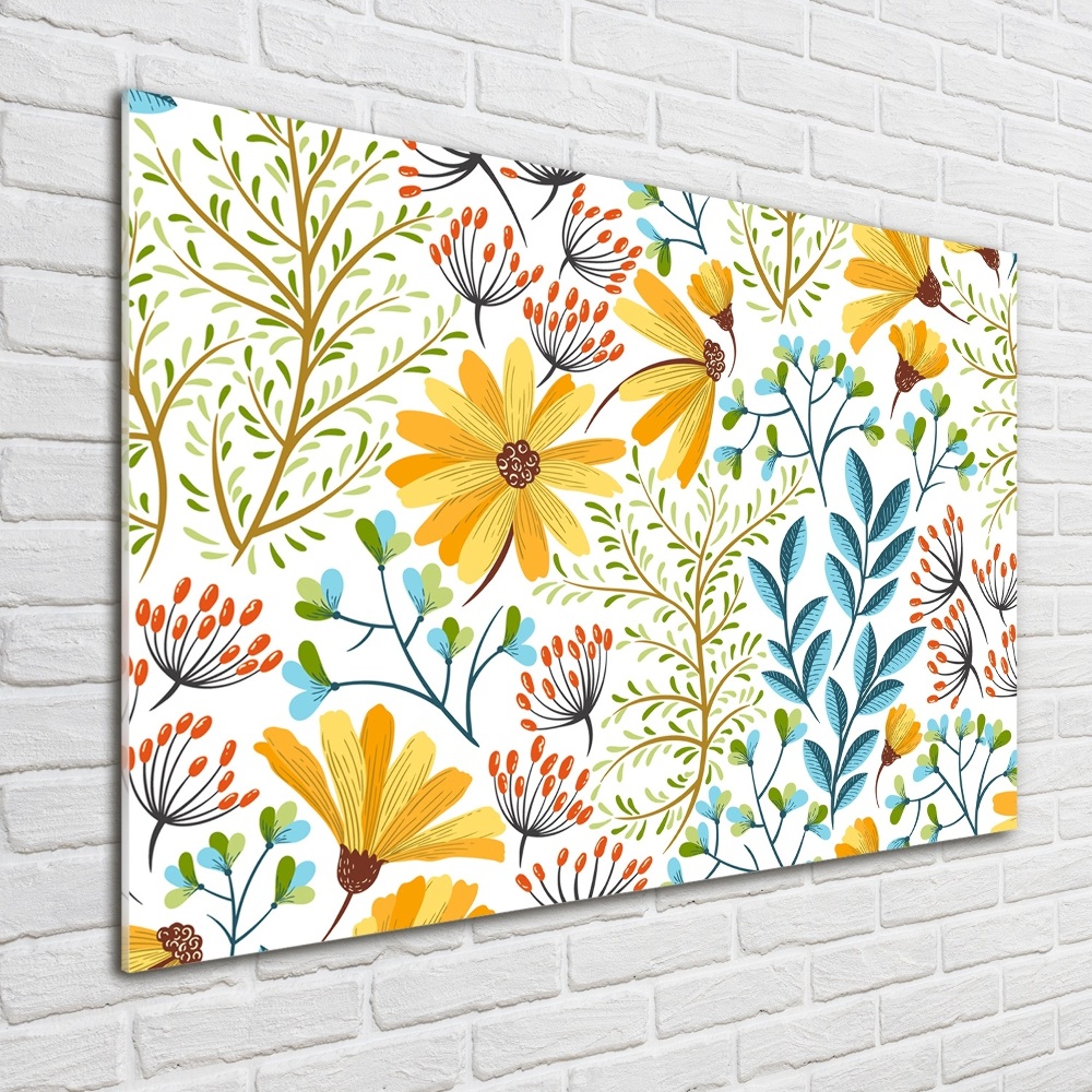 Print on acrylic Spring flowers