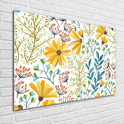 Print on acrylic Spring flowers