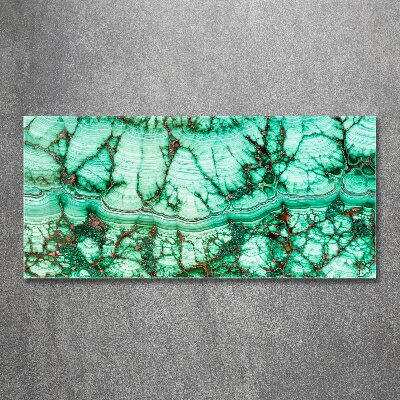 Print on acrylic Malachite texture