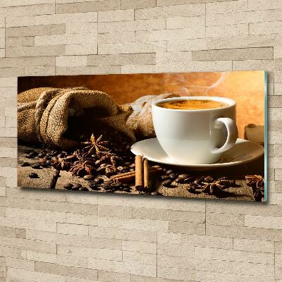 Acrylic wall picture Coffee and spices