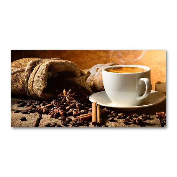 Acrylic wall picture Coffee and spices