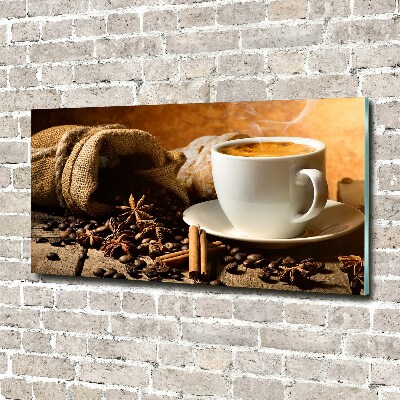 Acrylic wall picture Coffee and spices