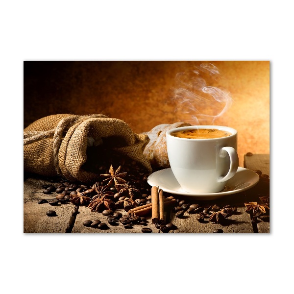 Acrylic wall picture Coffee and spices