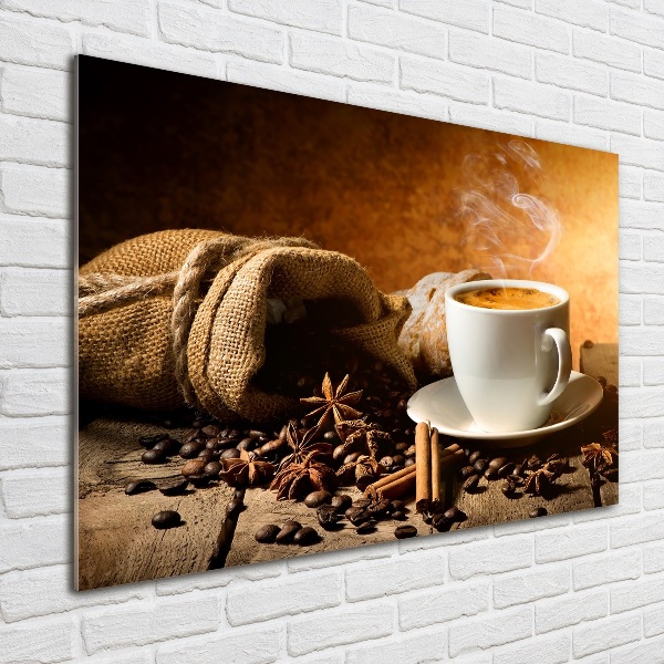 Acrylic wall picture Coffee and spices