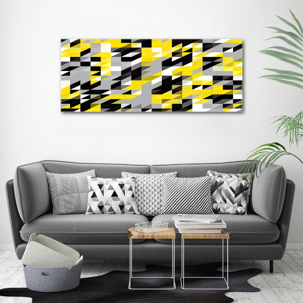 Print on acrylic Geometric background