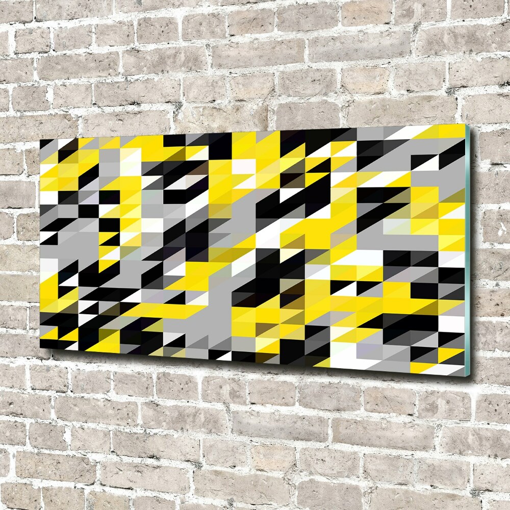 Print on acrylic Geometric background