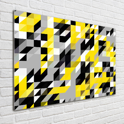 Print on acrylic Geometric background