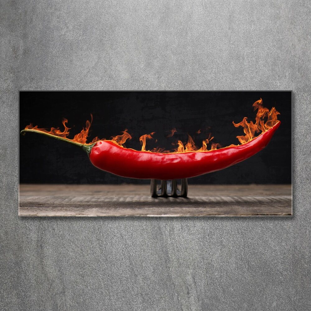 Acrylic wall picture Chilli pepper