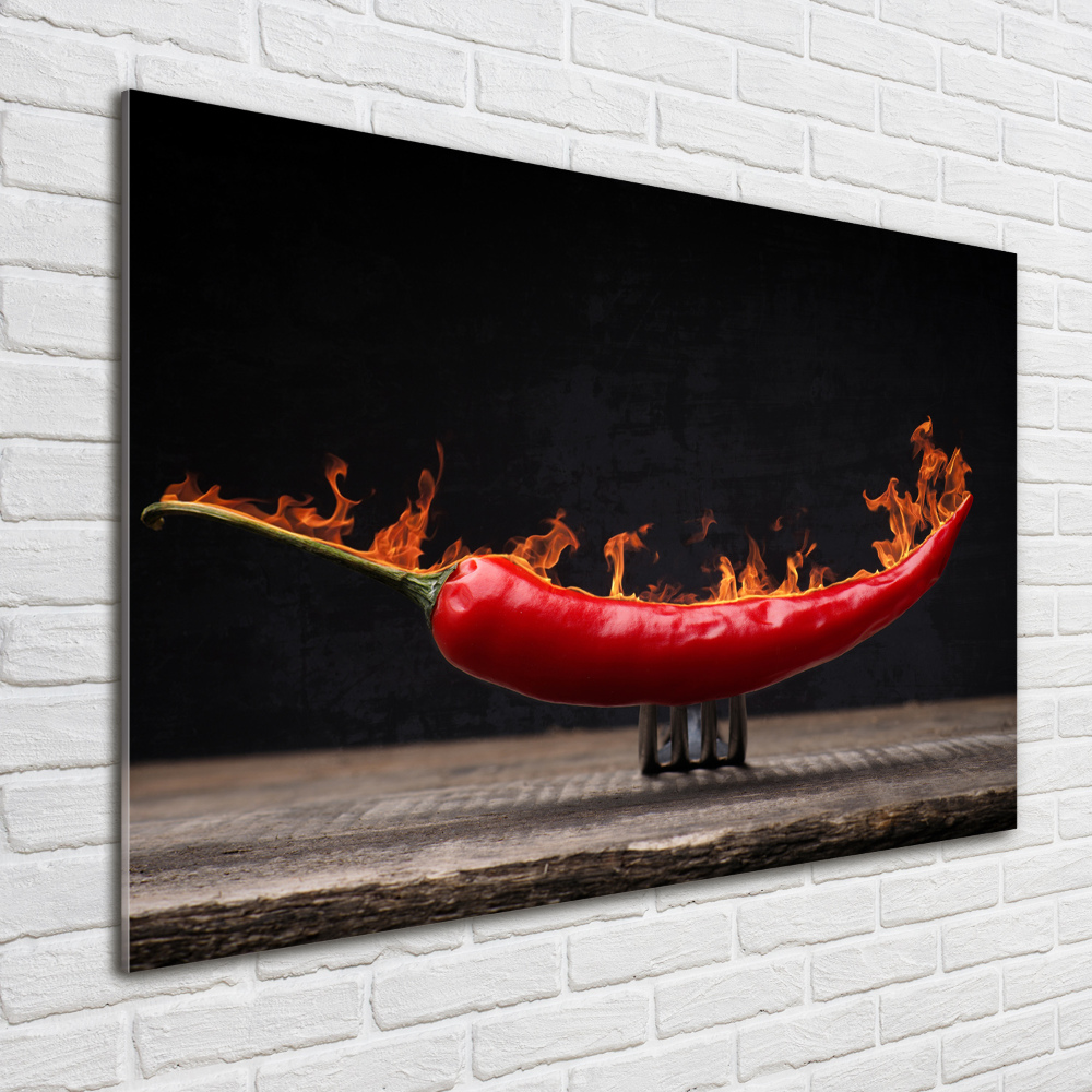 Acrylic wall picture Chilli pepper