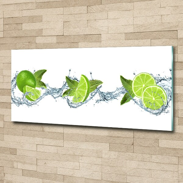 Acrylic wall picture Lime