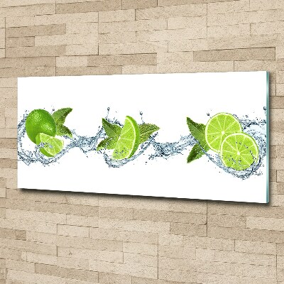 Acrylic wall picture Lime