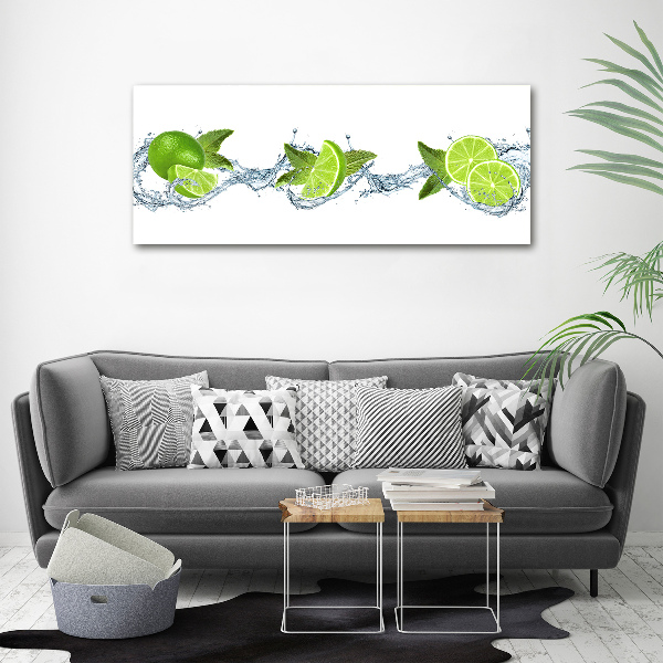 Acrylic wall picture Lime