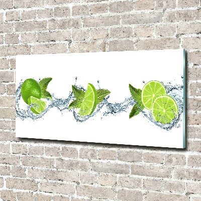 Acrylic wall picture Lime