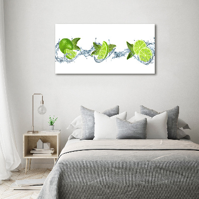 Acrylic wall picture Lime