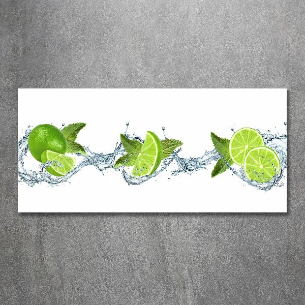 Acrylic wall picture Lime