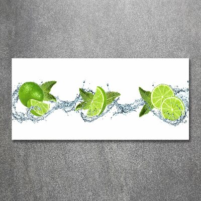 Acrylic wall picture Lime