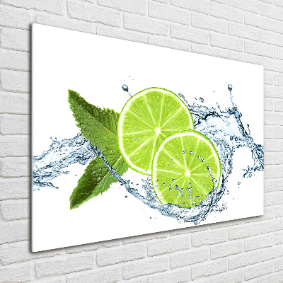 Acrylic wall picture Lime