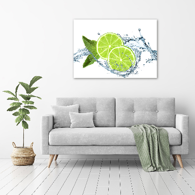 Acrylic wall picture Lime