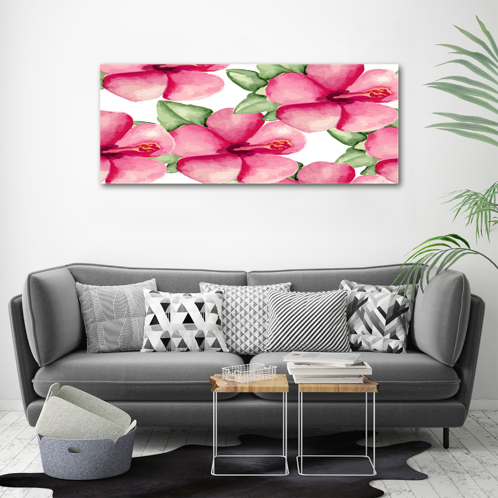 Print on acrylic Tropical flowers