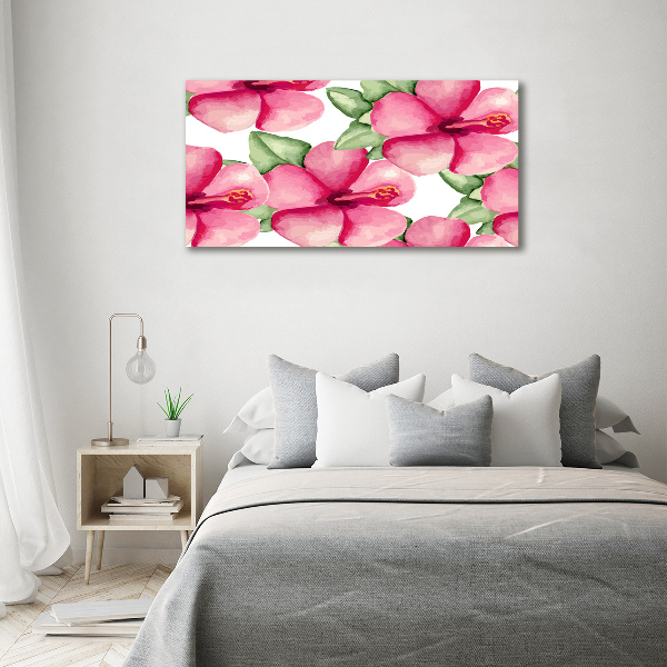 Print on acrylic Tropical flowers