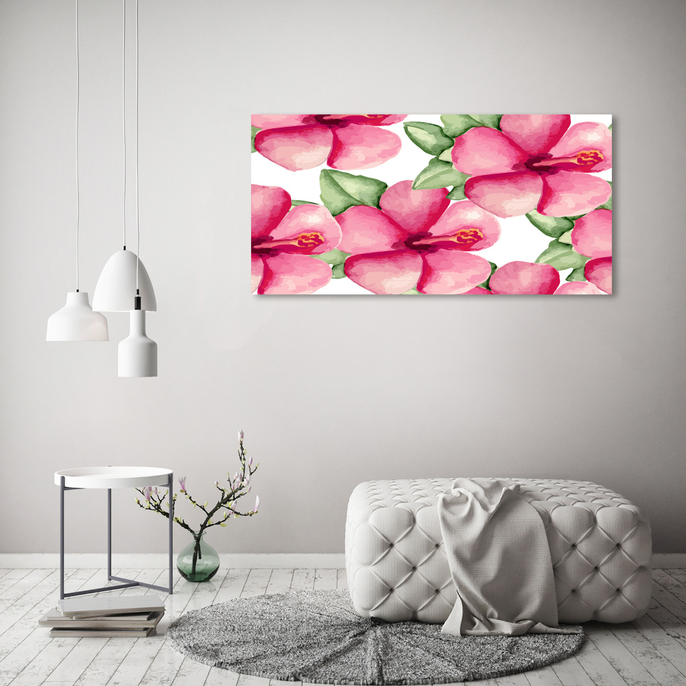 Print on acrylic Tropical flowers