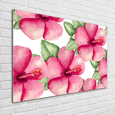 Print on acrylic Tropical flowers