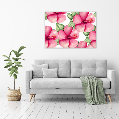 Print on acrylic Tropical flowers