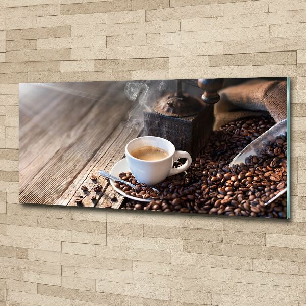 Acrylic wall picture Morning coffee