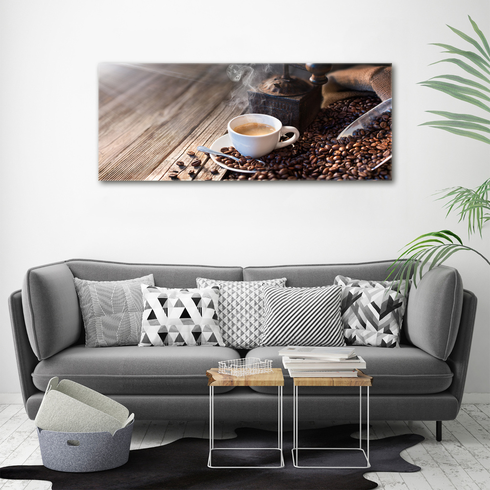 Acrylic wall picture Morning coffee