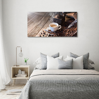 Acrylic wall picture Morning coffee