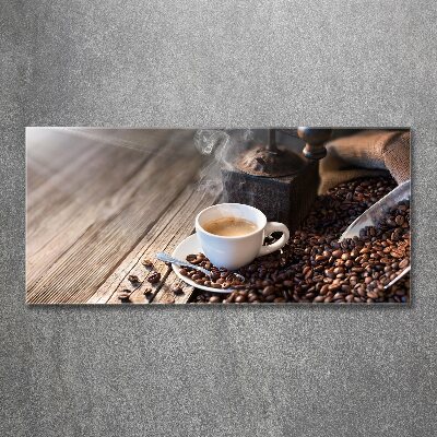 Acrylic wall picture Morning coffee