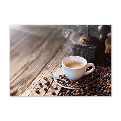 Acrylic wall picture Morning coffee