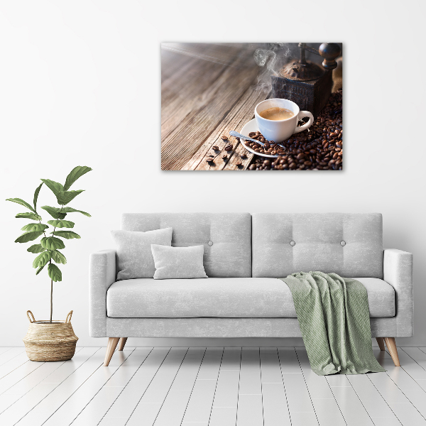 Acrylic wall picture Morning coffee