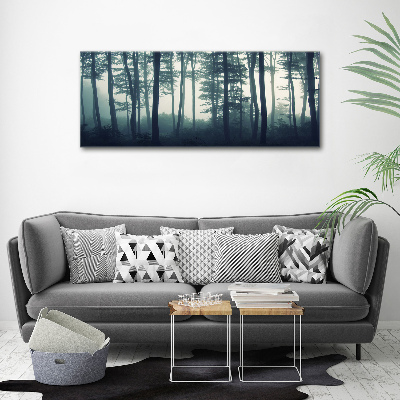 Wall art acrylic Forest in the fog