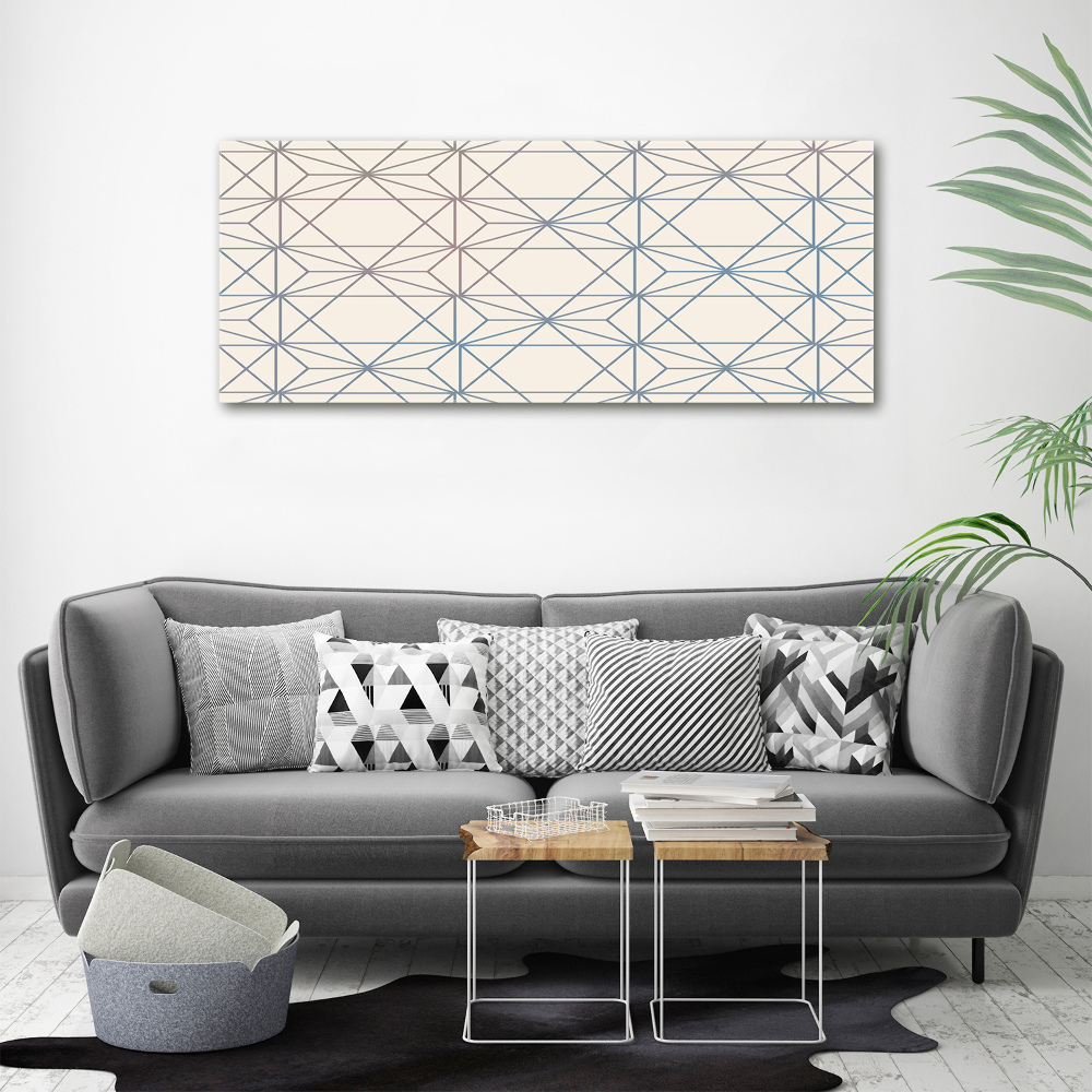 Wall art acrylic Geometric background