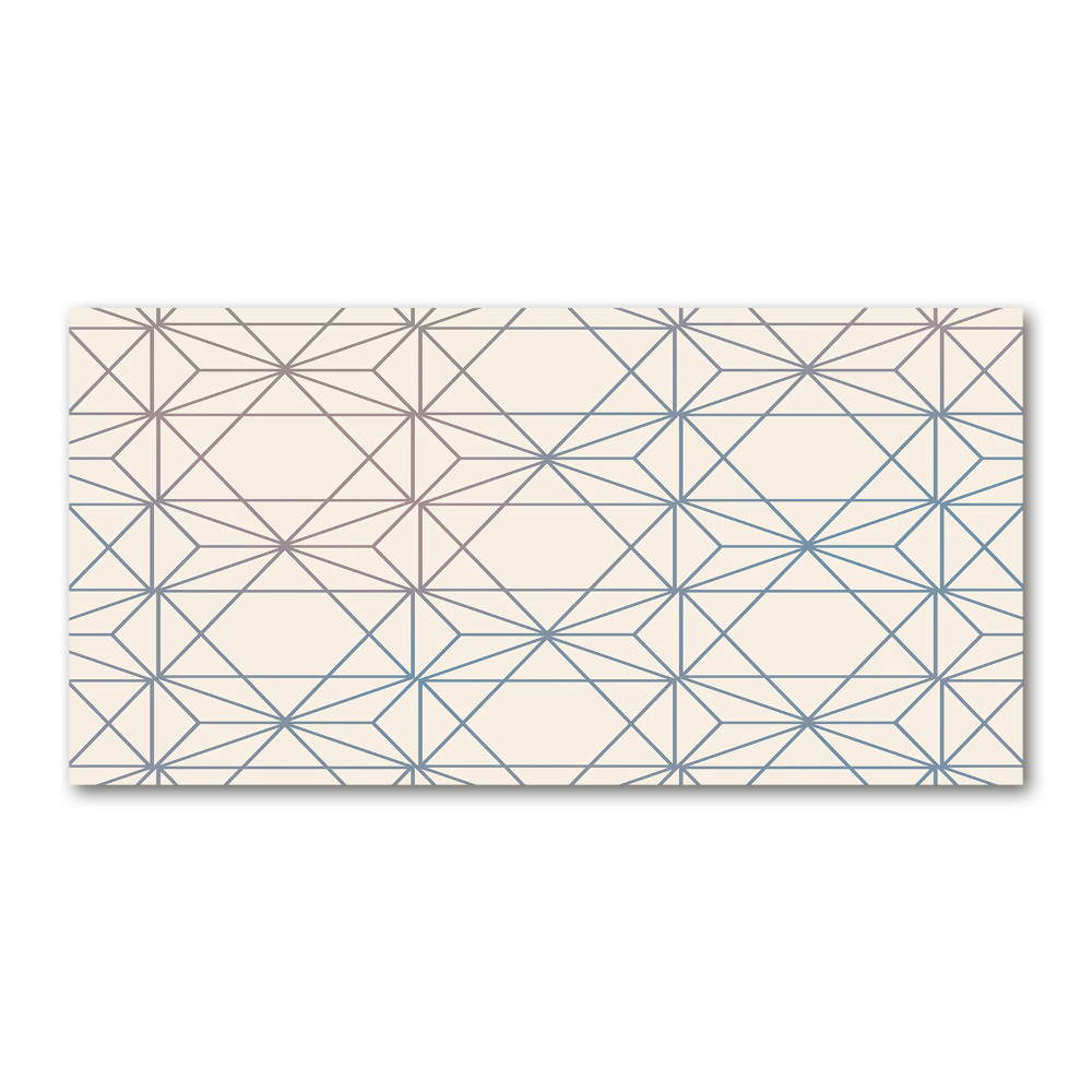 Wall art acrylic Geometric background