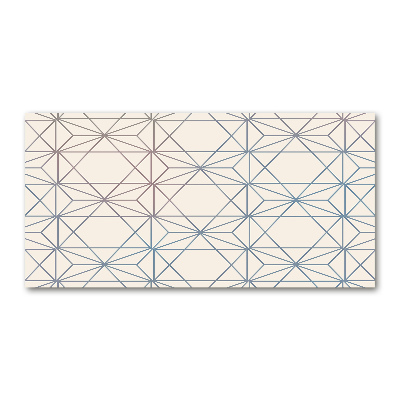 Wall art acrylic Geometric background