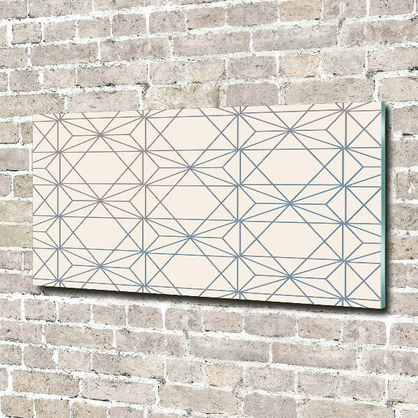 Wall art acrylic Geometric background