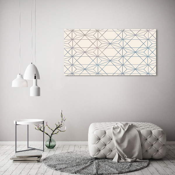 Wall art acrylic Geometric background